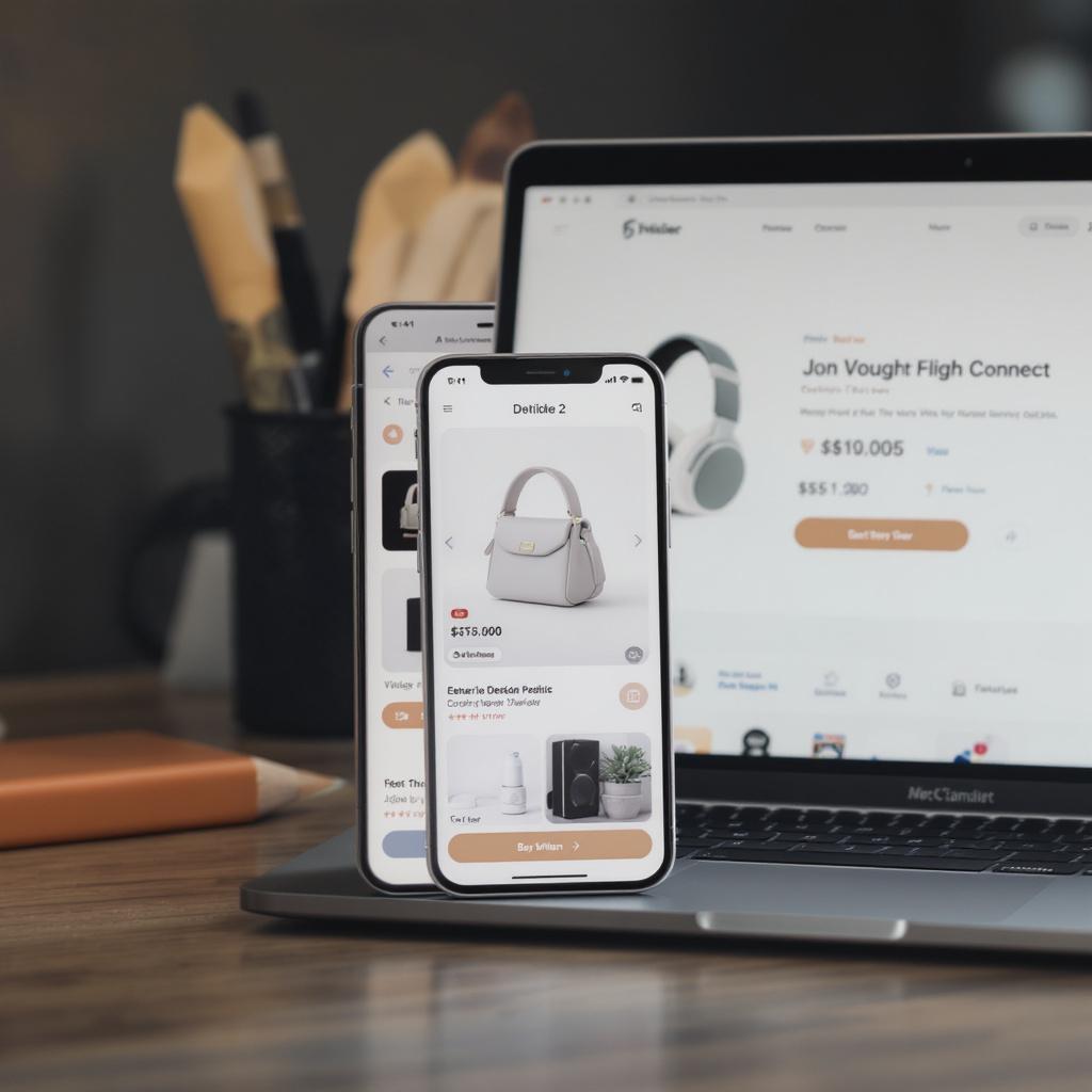 how product page design impacts ecommerce sales with clear layout and product visuals