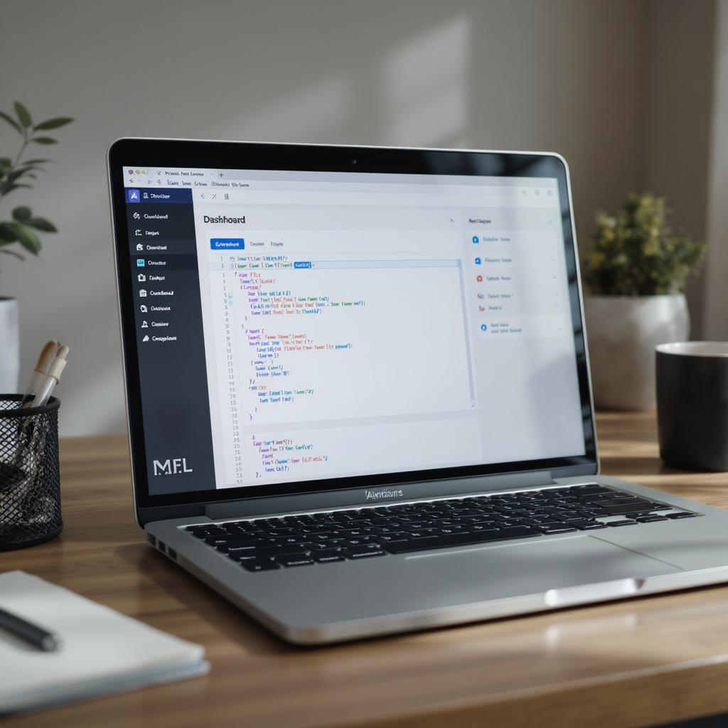What is WordPress and how does it work shown through a beginner website dashboard interface