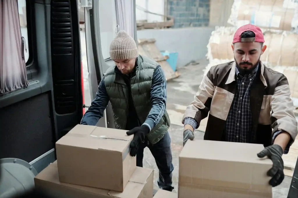 the shippers are supplying the product to the using van